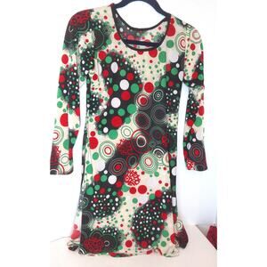 Vintage Nylon Psychedelic Abstract Tunic READ